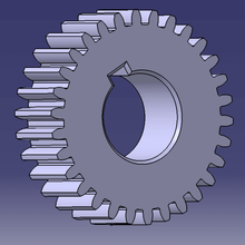 spur gear tool tools gears 3d print model - Mito3D