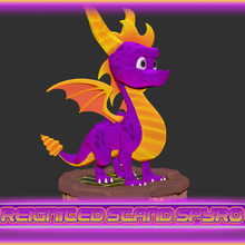 spyro - entfacht Trilogie begreifen basiert Drache 3d-Druck-Modell Spiel lächeln dragon Harz neue 3d-drucken neu videogame den Drachen 3d print model - Mito3D