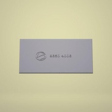 squad games business card art 3d print model - Mito3D