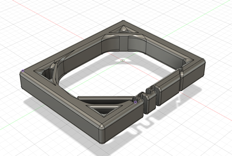 Quarabiner Karabinerhaken Clip Gadget Nützlichkeit drucken Ort cool Quadrat konforme Mechanismus 3d print model - Mito3D