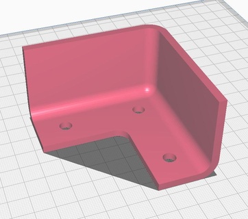 quadrado quadrado faça ângulo 3d print model - Mito3D