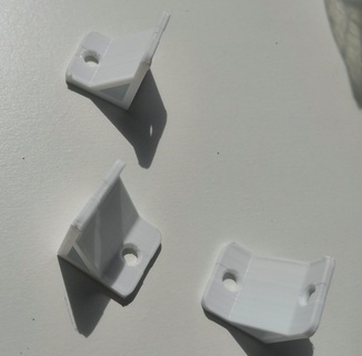 square 20mmx20mm fastening wall 3d print model - Mito3D