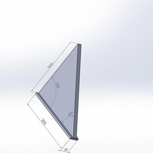 Platz 45 Grad Quadrat tool Kader 3d print model - Mito3D
