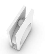 quadrado 6 do anel jóias gem de pedra preciosa praça 3d print model - Mito3D