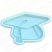square academic cap cookie cutter set stamp cookies cook home cithen cutters 3d print model - Mito3D