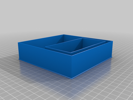 quadrado Preto nestable caixa v1 3d print model - Mito3D