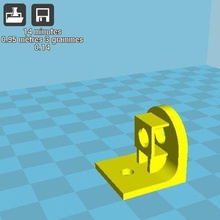 square bracket m5 ikea table tool 3d printer parts 3d print model - Mito3D