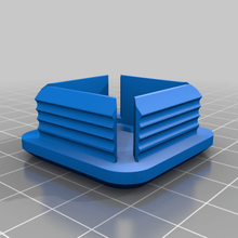 quadrado boné 1 5x11ga personalizado peças reposição 3d print model - Mito3D