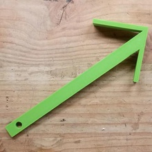 square center tool implements 3d print model - Mito3D