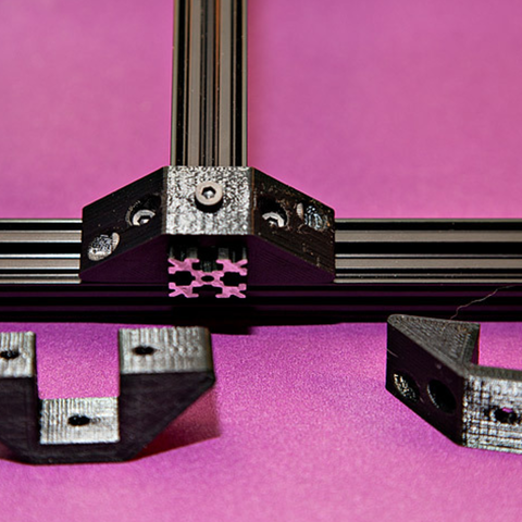 Kare ekstruzyon kelepçe aracı misumi openbeam t-slot 3D print model - Mito3D