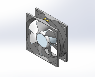 cuadrado ventilador solido tutorial ordenador portátil frio enfriador 3d principiantes banco línea vender Arte 3d print model - Mito3D