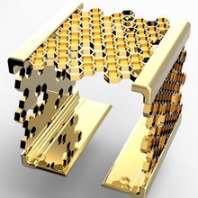square hive bracelet jewelry geometric modern 3d print model - Mito3D