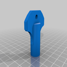 square key ring hole tool tools 3d print model - Mito3D