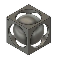 quadrado chave anel v2 joalheria 3d print model - Mito3D