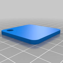square key ring tool 3d printing 3d print model - Mito3D
