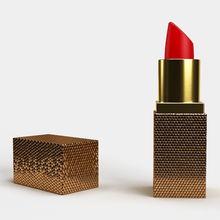 carré rouge lèvres mode femmes beauté 3d print model - Mito3D