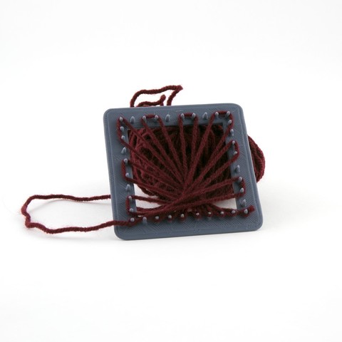 square loom tool crafts yarn decorative 3D print model - Mito3D