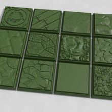 quadrado miniatura bases jogos dd dnd masmorras dragões miniaturas interpretação papéis tampo mesa guerra brinquedo acessórios 3d print model - Mito3D