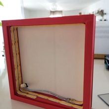 square mirror led holder 15 cm 3d print model - Mito3D