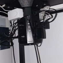 Quadrat multi socket Mauer Halterung Unterstützung Stecker Tour Turm Erweiterung Kabel 3d print model - Mito3D
