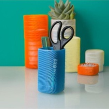 square pencil cup tall home 3d print model - Mito3D