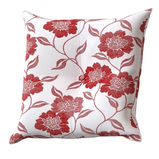 square pillow floral print eastlawn cushion cushions sofas decorative living room decor 3d print model - Mito3D