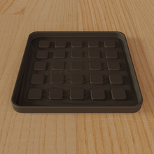 square planter saucer plant plate dish flower pot tray 3d print model - Mito3D