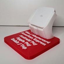 Quadrat Leser Halter Unterstützung Gadget pos Geld 3d print model - Mito3D