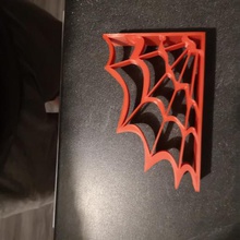 Kare örümcek ağı ev 3d print model - Mito3D