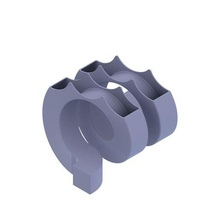 Quadrat Spiral Vase 3d print model - Mito3D