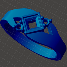piazza calcolo squillare gioielleria grado anelli casuale 3d print model - Mito3D