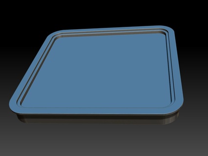 piazza vassoio piazza tray2 3d print model - Mito3D