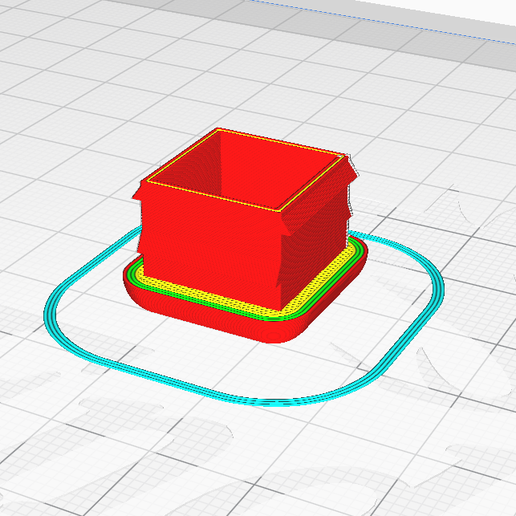 square tube cap vierkantrohr kappe gadget endacp schmutz vierkant rohr 16mm 20mm 3D print model - Mito3D