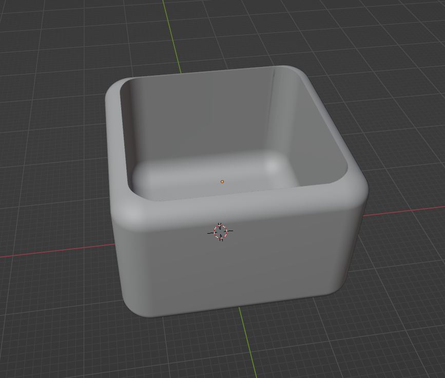 square tupperware container box kitchen 3D print model - Mito3D