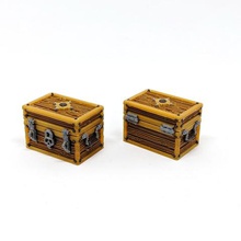 square wooden treasure chest multimaterial game extrusion dual color gloomhaven dungeon d&d 28mm duel multi-material 3d print model - Mito3D