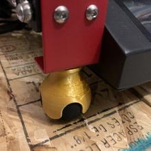 abóbora bola vibração isolamento pé toauto pirâmide a11 pés m3 squashball ferramenta impressora 3d partes 3d print model - Mito3D