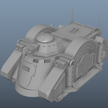 squat style rhino kit upgrade parts oldhammer space marines kustom squats 3d print model - Mito3D