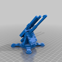 squat thunderfire cannon game 40k epic squats games 3d print model - Mito3D