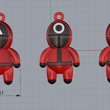 squid game 3d print model - Mito3D