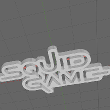 squid game art 3d print model - Mito3D