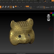 squid game bear vips mask stl 3d print model - Mito3D