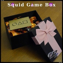 calamaro gioco scatola gadget c47 3d netflix serie nastro contenitore carta cerchio triangolo piazza film puntello divertente regalo fan art 3d print model - Mito3D