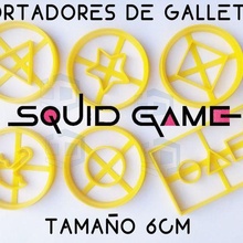 squid game cookie cutters cutter 3d print model - Mito3D