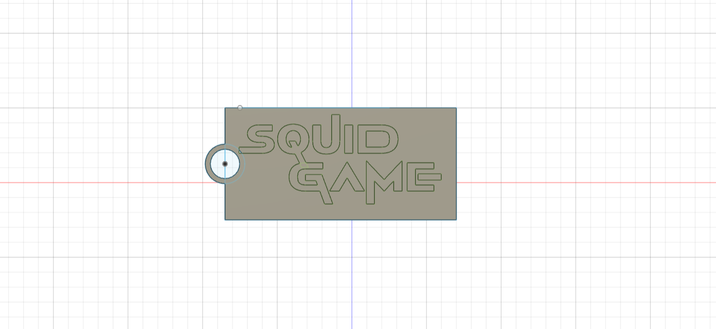 squid game keychain 3D print model - Mito3D