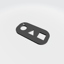 calamar juego llavero artilugio netflix llave anillo serie 3d print model - Mito3D