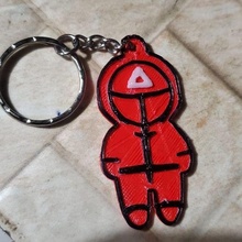 squid game keychain key ring trend 3d print model - Mito3D