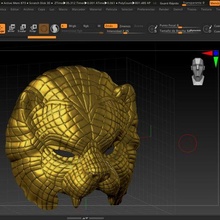 squid game leon vips mask stl lion 3d print model - Mito3D