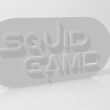 squid game logo fashion 3d print model - Mito3D