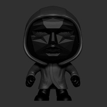 calamar juego hombre negro máscara funko 3d print model - Mito3D
