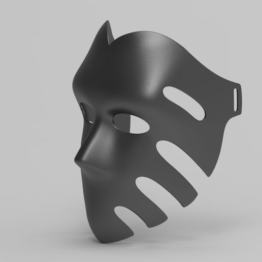 calamar juego máscara número cosplay 3D print model - Mito3D
